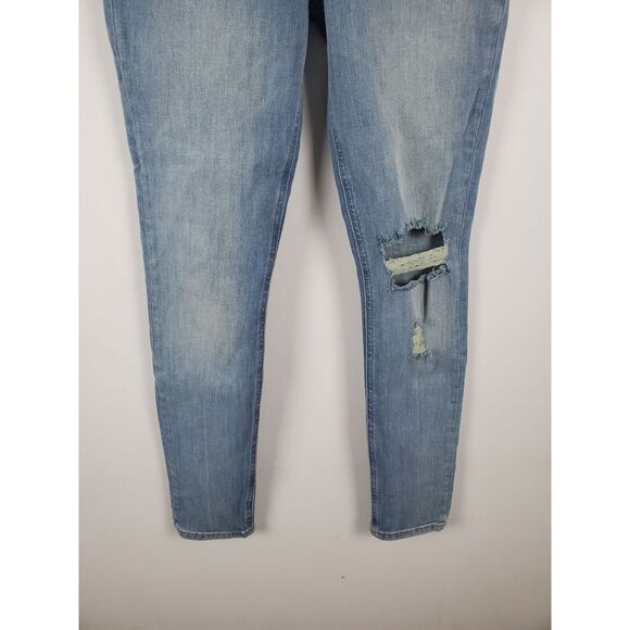 Reformation Jeans 24 Womens Cyprus Destroyed Skinny Leg High Rise Light Wash Cas - Picture 5 of 8